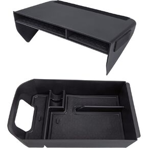 Center Console Organizer for Toyota RAV4 2019-2025, Armrest Tray Insert Storage Box for RAV4 Adventure/Hybrid/XLE/LE/Limited/TRD Off-Road/Premium/XLE Premium, ABS Plastic, 2 Pcs in Kuwait