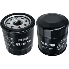 فلتر زيت AM107423 لمحركات Kawasaki FX850V FX801V FJ180V FH381-721V FH601-770D FX751-FX1000V ومحركات Club Car 1016467-يستبدل 49065-0724، 49065-7010، AM107423 - حزمة من 2 in Kuwait
