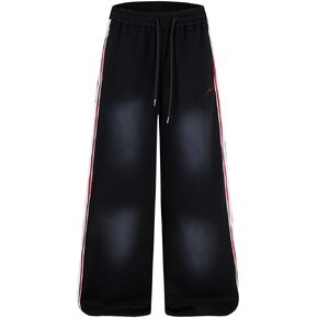 Bakyarder Unisex Vintage Gradient Wide Leg Sweatpants Retro Loose Casual Streetwear Joggers in Saudi Arabia