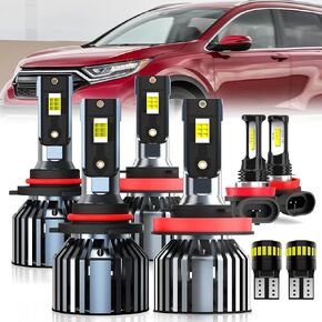 For 2016-2018 Dodge Ram with projector 1500 2500 3500 light Bulbs, 9005 High Beam 9005 Low Beam 9145 Fog Light License Plate Lights Combo, 8PCS in Kuwait