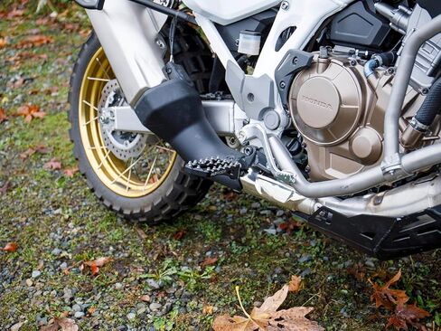 AltRider Adventure II Foot Pegs Compatible With Honda CRF1100 Africa Twin/ADV Sports - Heavy Duty Design - Boot Friendly, High Traction Cleats for Stability & Grip - Adjustable Camber & Height - Black in Saudi Arabia