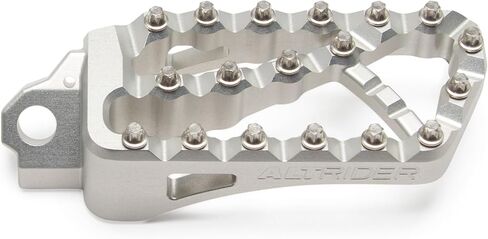 AltRider Adventure II Foot Pegs Compatible With Honda CRF1100 Africa Twin/ADV Sports - Heavy Duty Design - Boot Friendly, High Traction Cleats for Stability & Grip - Adjustable Camber & Height - Black in Saudi Arabia