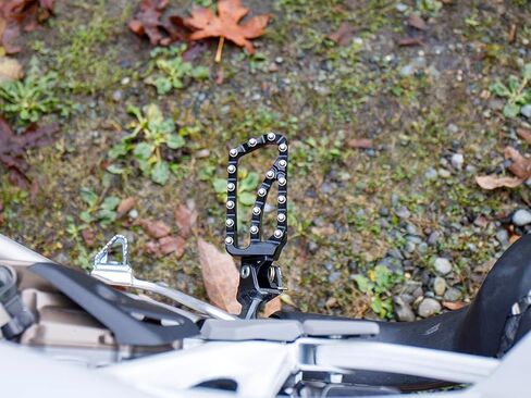 AltRider Adventure II Foot Pegs Compatible With Honda CRF1100 Africa Twin/ADV Sports - Heavy Duty Design - Boot Friendly, High Traction Cleats for Stability & Grip - Adjustable Camber & Height - Black in Saudi Arabia