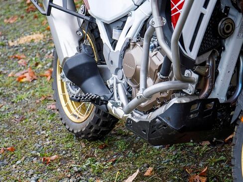 AltRider Adventure II Foot Pegs Compatible With Honda CRF1100 Africa Twin/ADV Sports - Heavy Duty Design - Boot Friendly, High Traction Cleats for Stability & Grip - Adjustable Camber & Height - Black in Saudi Arabia