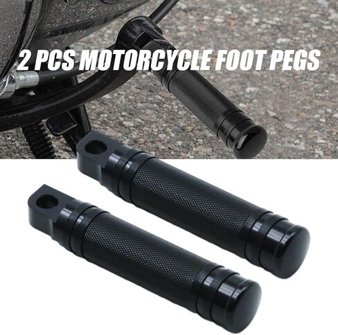 2 Pcs Motorcycle Foot Pegs, Aluminum Male Footpegs, Replacement for Harley Disc Glide, Dyna, Freewheeler, Sportster, Fat Bob, Heritage, Night Rod, Roadster, and More Models in Saudi Arabia
