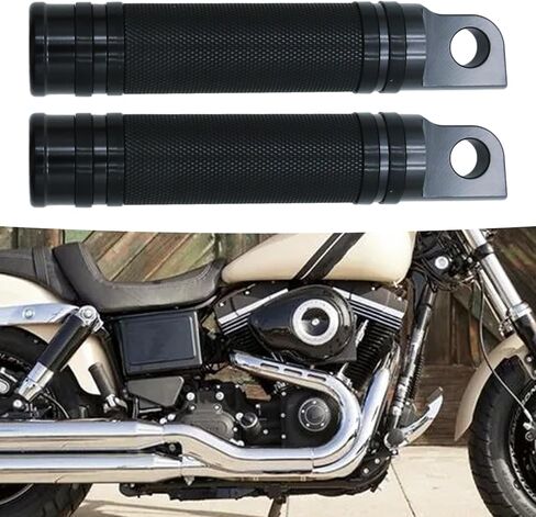 2 Pcs Motorcycle Foot Pegs, Aluminum Male Footpegs, Replacement for Harley Disc Glide, Dyna, Freewheeler, Sportster, Fat Bob, Heritage, Night Rod, Roadster, and More Models in Saudi Arabia