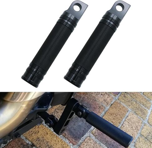 2 Pcs Motorcycle Foot Pegs, Aluminum Male Footpegs, Replacement for Harley Disc Glide, Dyna, Freewheeler, Sportster, Fat Bob, Heritage, Night Rod, Roadster, and More Models in Saudi Arabia