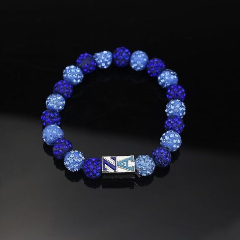 Greek Sorority Bracelet for Women Zetaa Amicaea Gift 1948 ZA Bead Bracelet Sorority Gift for Soror Sister in Saudi Arabia