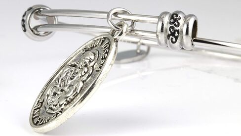 Dave The Bunny St Joseph Medal | St Joseph Bracelet Bangle makes Great Saint Joseph Jewelry for Men or Women in Saudi Arabia