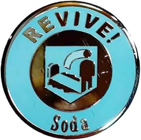 Gaming Enamel Pin Revive! Soda Hard Enamel Video Game Inspired Gift For Gamers in Saudi Arabia