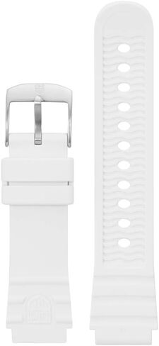 Luminox Men's White 19mm Leatherback Sea Turtle Series Silicone Watch Band in Saudi Arabia