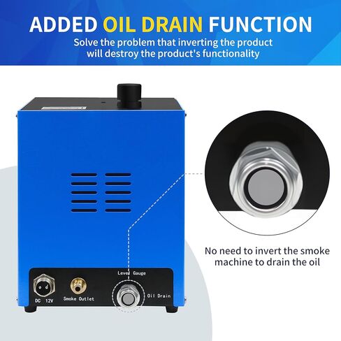 Automotive Smoke Machine Built-in Air Pump, 12V DC Smoke Leak Detector for Pipe System, EVAP System, Fuel Leakage, Leakage Diagnostic Tester in Kuwait