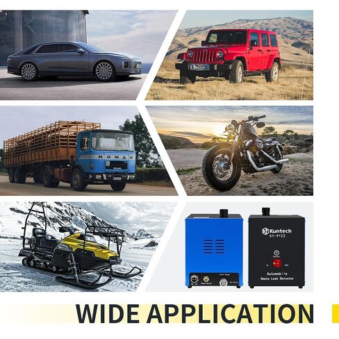 Automotive Smoke Machine Built-in Air Pump, 12V DC Smoke Leak Detector for Pipe System, EVAP System, Fuel Leakage, Leakage Diagnostic Tester in Kuwait