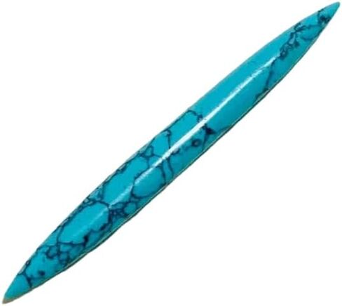 Turquoise Crystal Tribal Septum Spike, 14g to 1/2 inch, Custom Sizes Available in Kuwait