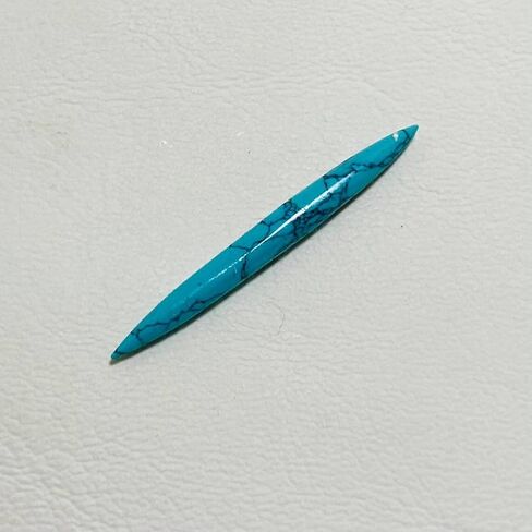 Turquoise Crystal Tribal Septum Spike, 14g to 1/2 inch, Custom Sizes Available in Kuwait