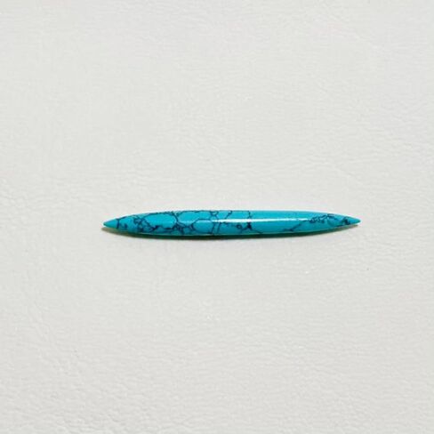 Turquoise Crystal Tribal Septum Spike, 14g to 1/2 inch, Custom Sizes Available in Kuwait