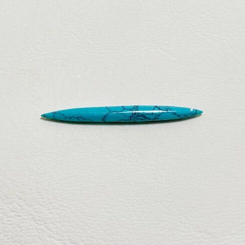 Turquoise Crystal Tribal Septum Spike, 14g to 1/2 inch, Custom Sizes Available in Kuwait