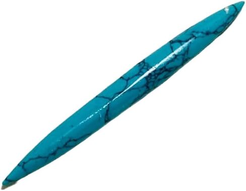 Turquoise Crystal Tribal Septum Spike, 14g to 1/2 inch, Custom Sizes Available in Kuwait