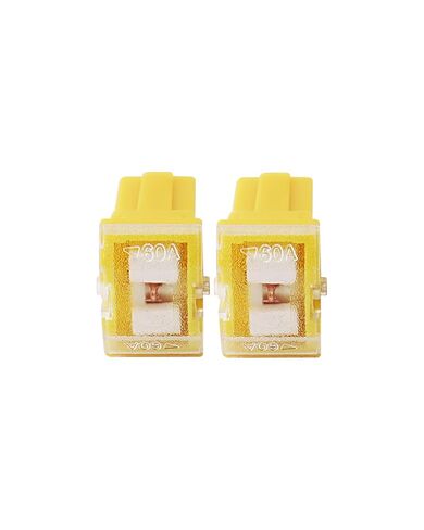 2PCS 60 Amp Fuse Yellow, Replace for 927-3060 9273060 MU840018 82211FC160 90982-08218, FLF-60 Plug Cartridge Fuse Compatible with Toyota Subaru Ford Mitsubishi etc Vehicles (60 AMP) in Saudi Arabia