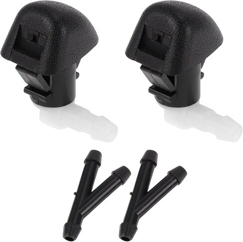 Windshield Washer Nozzle for Honda Odyssey 2011-2017 Black,White Front Windshield Spray Nozzles Wiper Spray Washer Jet Plastic 1 Set in Saudi Arabia