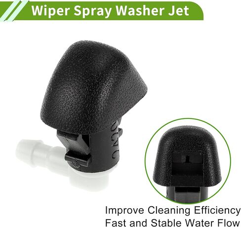 Windshield Washer Nozzle for Honda Odyssey 2011-2017 Black,White Front Windshield Spray Nozzles Wiper Spray Washer Jet Plastic 1 Set in Saudi Arabia