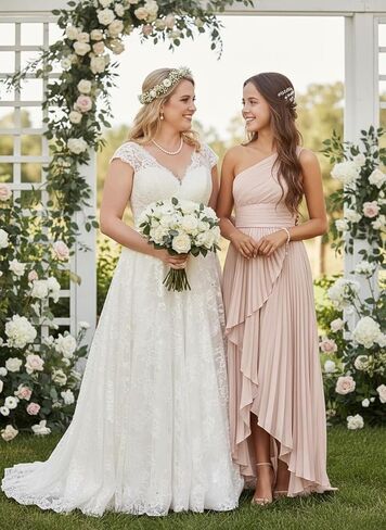 Satin Junior Bridesmaid Dress One Shoulder Flower Girl Dress for Wedding High-Low Formal Girls Dresses with Slit in Saudi Arabia