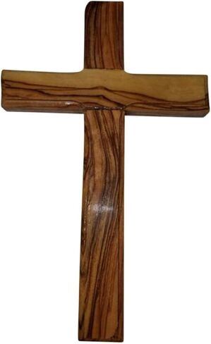 Bethlehem Gifts TM Olive Wood Wall Hanging Cross 10" h in Saudi Arabia