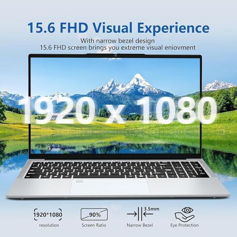 Gaming Laptop, 15.6 inch Laptop i5 Processor （up to 3.60 GHz）, 24GB DDR3 512GB SSD, Full HD 1920X1200 Display, 180 Angle Opening, WiFi 5,HDMI,win 11 pro,gaming computer,notebook gamer,laptops,lap top in Kuwait
