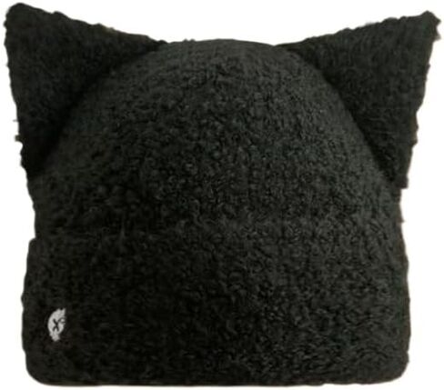 Women's Beanie hat cat Ear Plush hat Autumn and Winter Cute Warm Ear Protection Plush hat Winter hat in Saudi Arabia