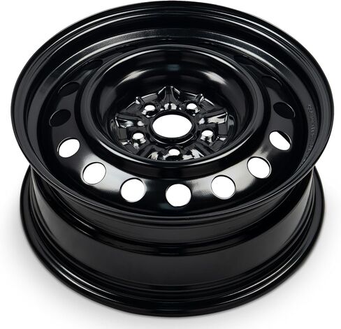 عجلة فولاذية بديلة جديدة مقاس 16 × 6.5 بوصة OEM مباشرة لسيارة Toyota Corolla 2009-2019 مقاس 5-100 مم باللون الأسود مقاس 16 بوصة 4261102A00، in Kuwait