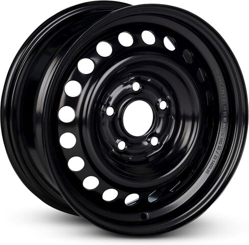 عجلة فولاذية بديلة جديدة مقاس 15 × 6.5 بوصة OEM مباشرة لسيارة Honda Civic 2013-2015 5-114.3 مم باللون الأسود مقاس 15 بوصة 42700TR3A02 in Saudi Arabia