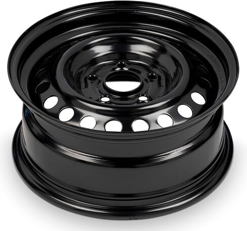 عجلة فولاذية بديلة جديدة مقاس 15 × 6.5 بوصة OEM مباشرة لسيارة Honda Civic 2013-2015 5-114.3 مم باللون الأسود مقاس 15 بوصة 42700TR3A02 in Saudi Arabia