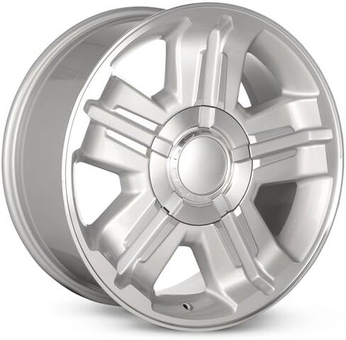 عجلة ألومنيوم بديلة جديدة مقاس 18 × 8 بوصة OEM لـ 2007-2013 شيفروليه أفالانش 1500 6-139.7 ملم فضية 18 بوصة حافة 9598055 in Saudi Arabia