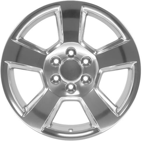OE Wheels CV76 20 Inch Rims and Tires Fit Tahoe Style 6x139.7 20x9 Polished - Hollander 5652 - TS-37 AT 275/55-20 (Set of 4) in Saudi Arabia