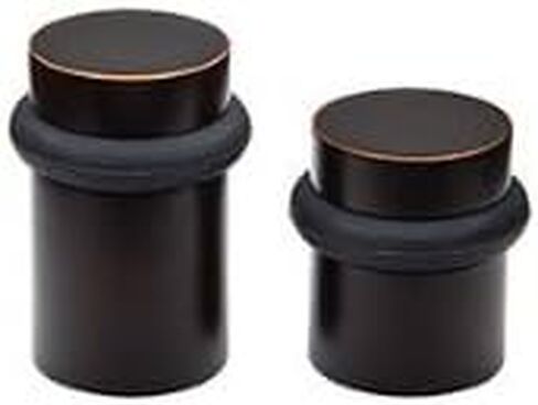 Emtek 2257 1-1/2" Cylindrical Floor Bumper from The Door Accessories Collection, Flat Black in Kuwait