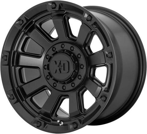 XD Wheels Xd852 Gauntlet Satin Black Wheel with Alloy Steel (20 x 10. inches /5 x 78 mm, -18 mm Offset) in Saudi Arabia