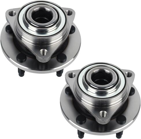 مجموعة محور تحمل العجلات الأمامية Autoround 513237 مناسبة لسيارة Chevy HHR 2006 2007 2008 5 Lug Non-ABS [عبوة من 2] in Saudi Arabia