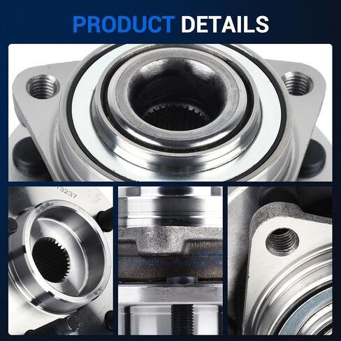 مجموعة محور تحمل العجلات الأمامية Autoround 513237 مناسبة لسيارة Chevy HHR 2006 2007 2008 5 Lug Non-ABS [عبوة من 2] in Saudi Arabia
