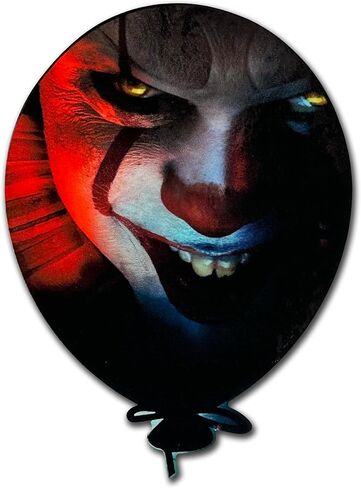 ملصق سيارة كهربائي مرخص رسميًا من فيلم تكنولوجيا المعلومات Pennywise مقاس 3.25 بوصة × 4.5 بوصة | ملصق فينيل ممتاز مناسب لجميع الأحوال الجوية للسيارات والشاحنات والمبردات وأجهزة الكمبيوتر المحمولة والمزيد | صنع في الولايات المتحدة الأمريكية in Saudi Arabia