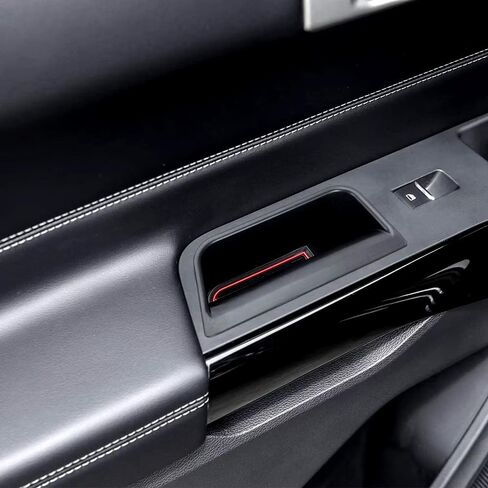 صندوق تخزين 4 قطع لمقبض الباب لسيارة Ford Explorer - مقاس مخصص، منظم أقصى، سهل التركيب، مادة ABS متينة، مثالي لملحقات موديلات Ford Explorer 2020-2024 in Kuwait
