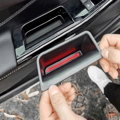 صندوق تخزين 4 قطع لمقبض الباب لسيارة Ford Explorer - مقاس مخصص، منظم أقصى، سهل التركيب، مادة ABS متينة، مثالي لملحقات موديلات Ford Explorer 2020-2024 in Kuwait