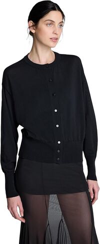 Kenneth Cole Womens Long Sleeve Button Front Cardigan Sweater in Saudi Arabia