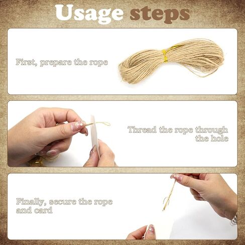 60Pcs Blank Irregular Torn Edge Effect Hang Tag, Vintage Gift Tags with String, Craft Paper Watercolor Gift Tags Decor for DIY Birthday Wedding Decoration Gift Arts & Craft in Saudi Arabia