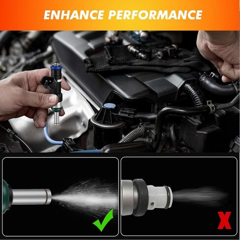 2008-2013 4Pcs Fuel Injectors Compatible for Mitsubishi Lancer 2008-2013 Outlander Sport 2011-2013 RVR 2011-2013 2.0L L4, 4B11 Engine Replace 1465A029 in Saudi Arabia