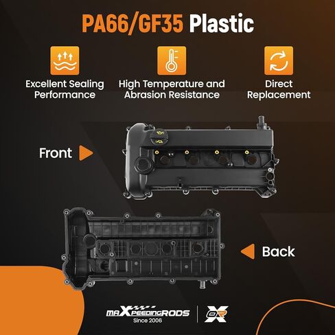 maXpeedingrods Engine Valve Cover for Mazda 3 2.0L 2.3L L4 DOHC 2006-2009 Repalce L3N510210A L3N510210B in Saudi Arabia