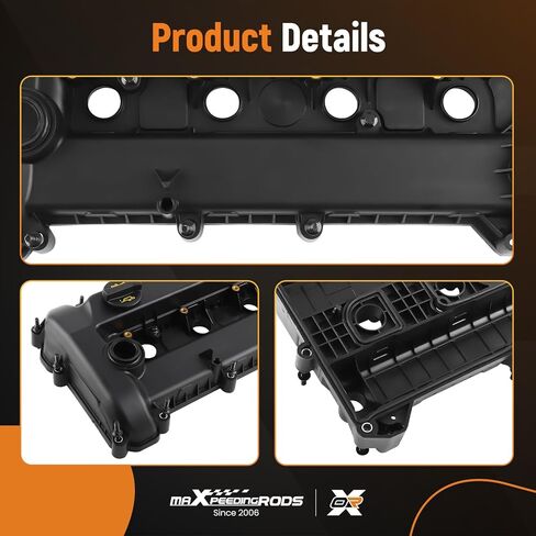 maXpeedingrods Engine Valve Cover for Mazda 3 2.0L 2.3L L4 DOHC 2006-2009 Repalce L3N510210A L3N510210B in Saudi Arabia