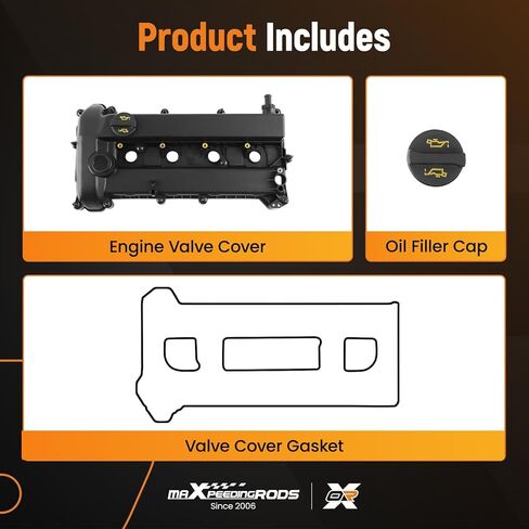 maXpeedingrods Engine Valve Cover for Mazda 3 2.0L 2.3L L4 DOHC 2006-2009 Repalce L3N510210A L3N510210B in Saudi Arabia
