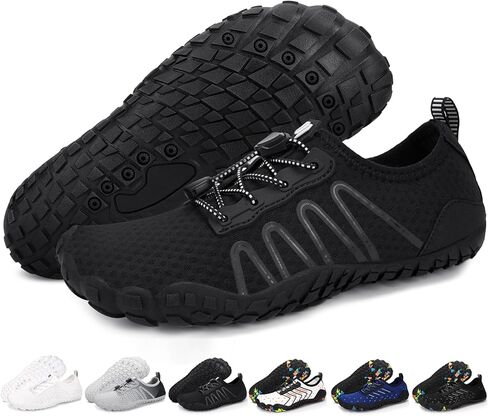 Hike Barefoot Shoes Women Men Footwear Wide Toe Quick-Dry Pro Barefoot Beach Swim Minimalist Grounding Shoes Breathable Non-Slip Grounded Footwear for Walking Kayaking Hiking Surfing in Kuwait