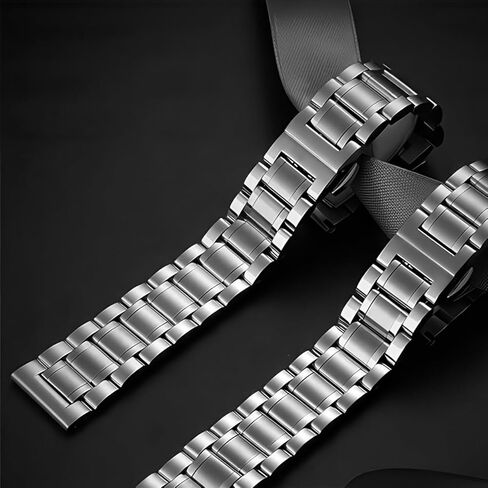Watch Band Solid Link Bracelet Replacement For Omega Speedmaster Stainless Steel 18/20/22Mm in Saudi Arabia