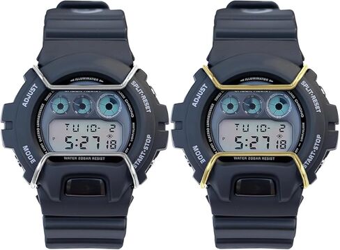 Stainless Steel Watch Screen Protection Bumper - Compatible with DW-6900 Series in Saudi Arabia